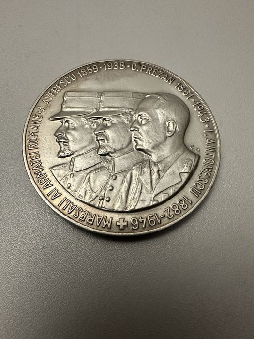 Medalie maresalii armatei romane argint