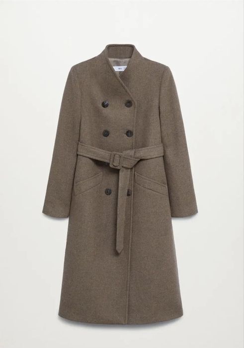 Пальто MANGO шерсть 80%
