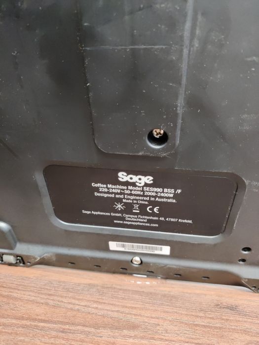 Aparat cafea model sage  SES990bss