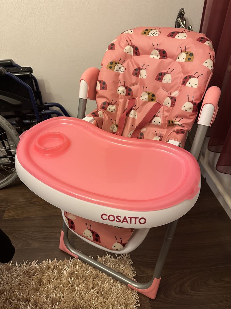Столче за хранене Cosatto Noodle розово