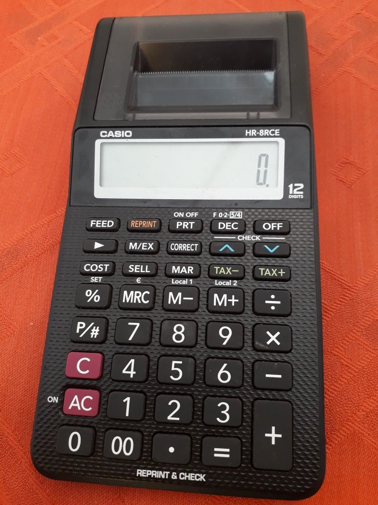 Calculator imprimare Casio HR 8RCE, original