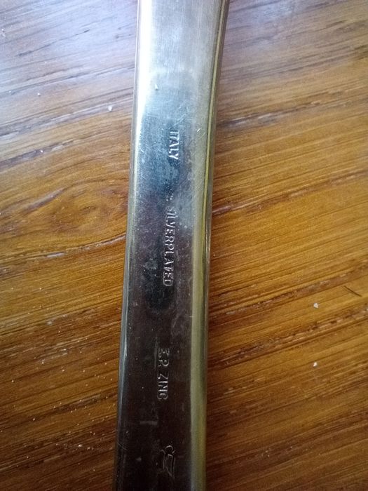 Vand set 3 tacamuri argintate, pt salata si pt paste.