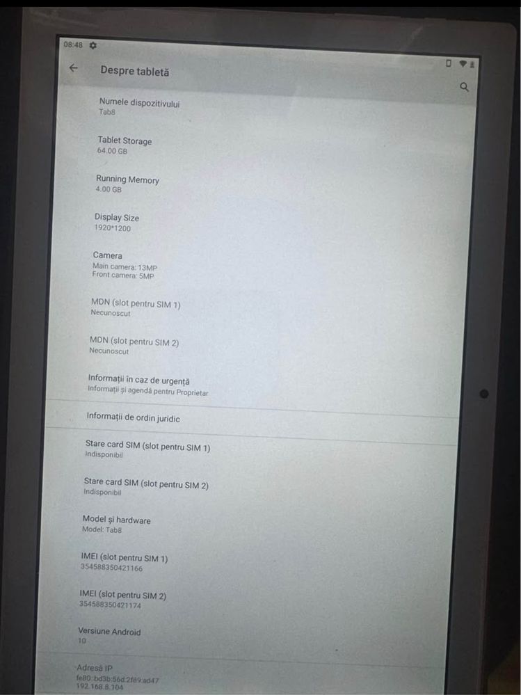 Tabletă blackview