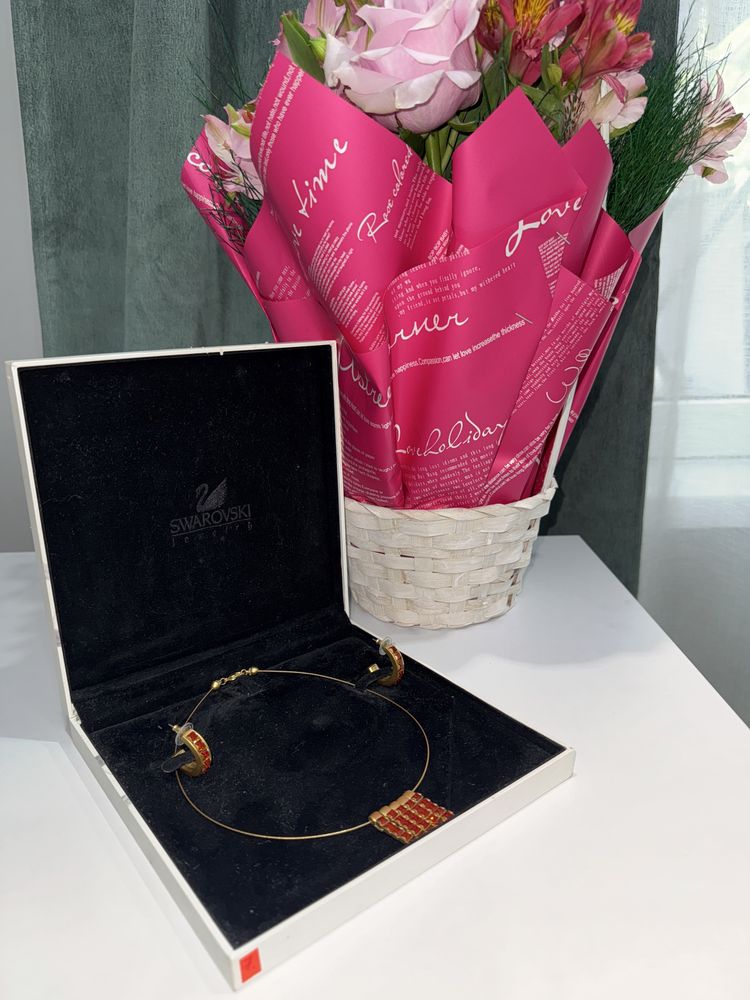 Swarovski set colier plus cercei