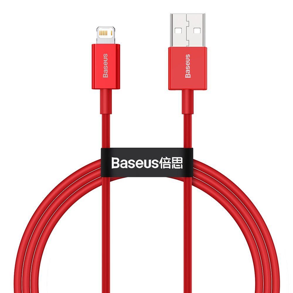 Кабел Baseus Superior Series CableUSB-lightning 2.4A 1m blue/red/white