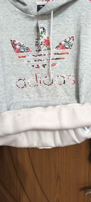 Дамско ватирано худи Adidas