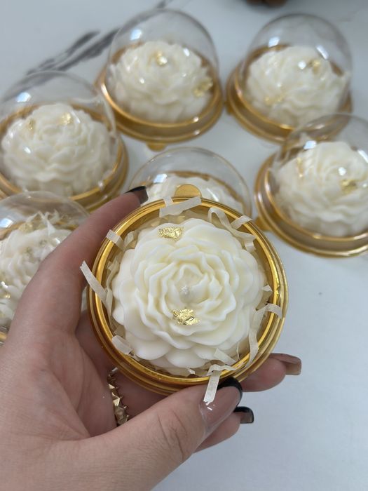 бюджетные бонбоньерки, свечи ароматные