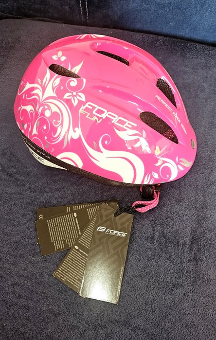 Cască copii cycling Force Fun roz