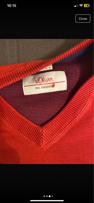 s.Oliver. XL jumper - pulover XL rosu