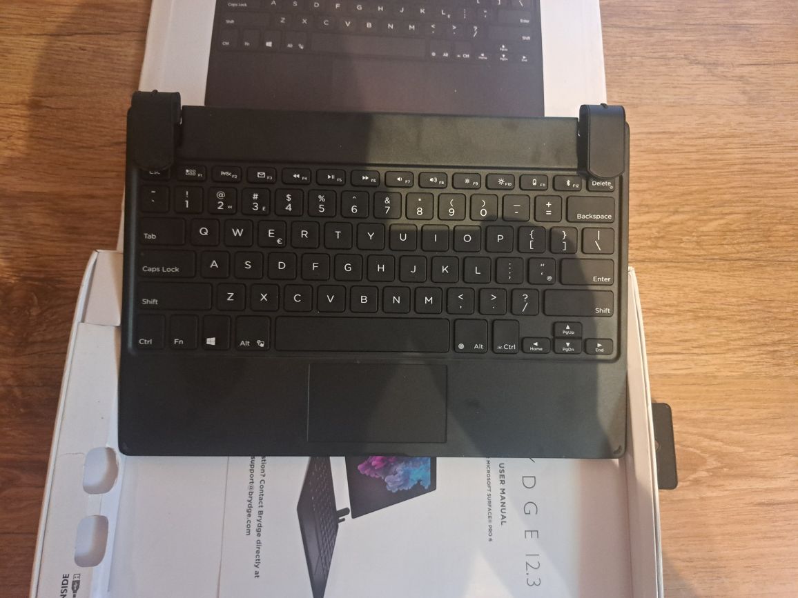 Microsoft Surface bridge aluminum keyboard