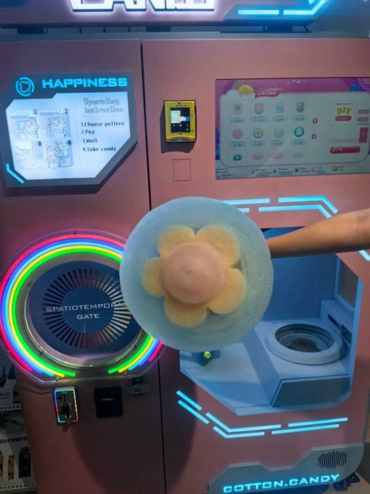 Вендинг Машина за захарен памук на клечка Cotton Candy Pro 64 цвята