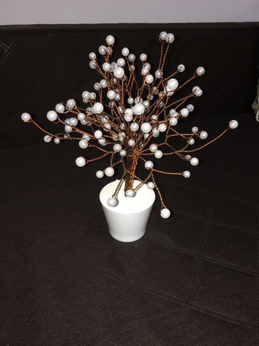 Copac decorativ cu perle