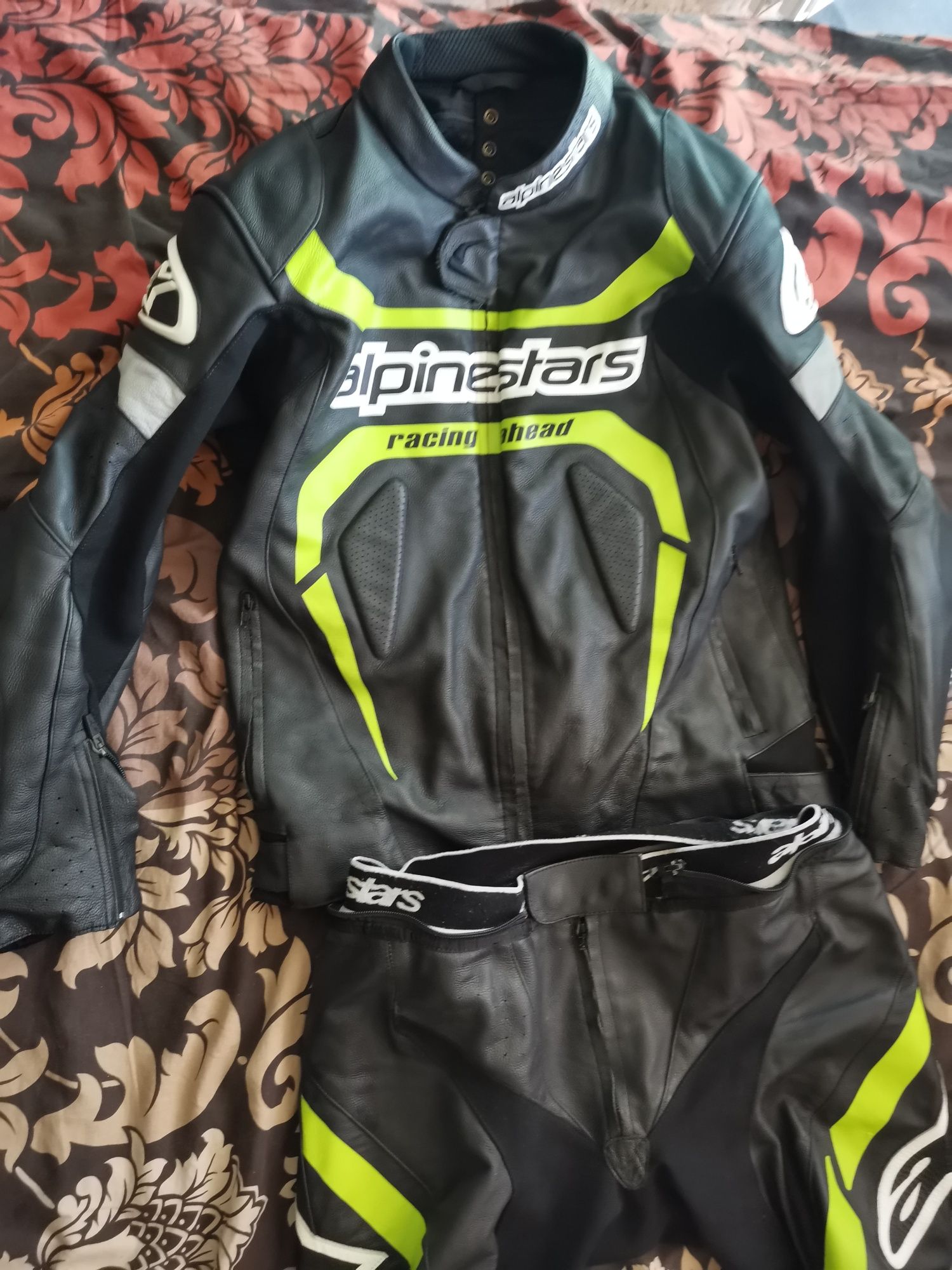 Кожен екип за мотор Alpinestars Claw Monster