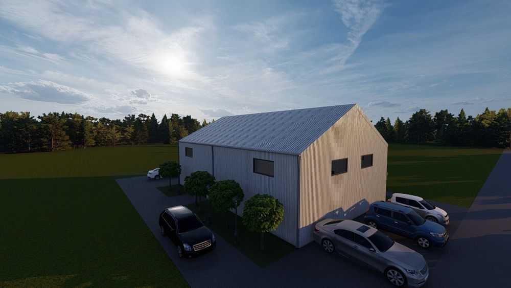 Proiectăm hale pe structură metalică / beton, rapid și la prețuri mici