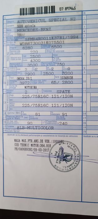 Camion apicol de vânzare