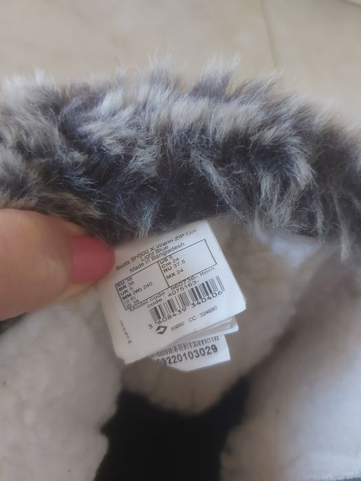 Непромокаеми дамски ботуши с цип, тип апрески