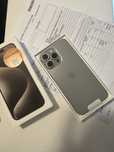 Iphone 15 pro max 256 nou - swap orange culoare Natural Titanium