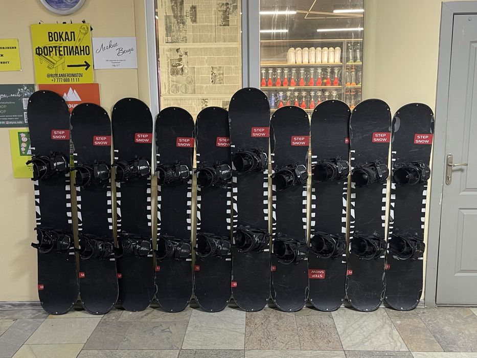 Сноуборд с креплением в отличном состоянии