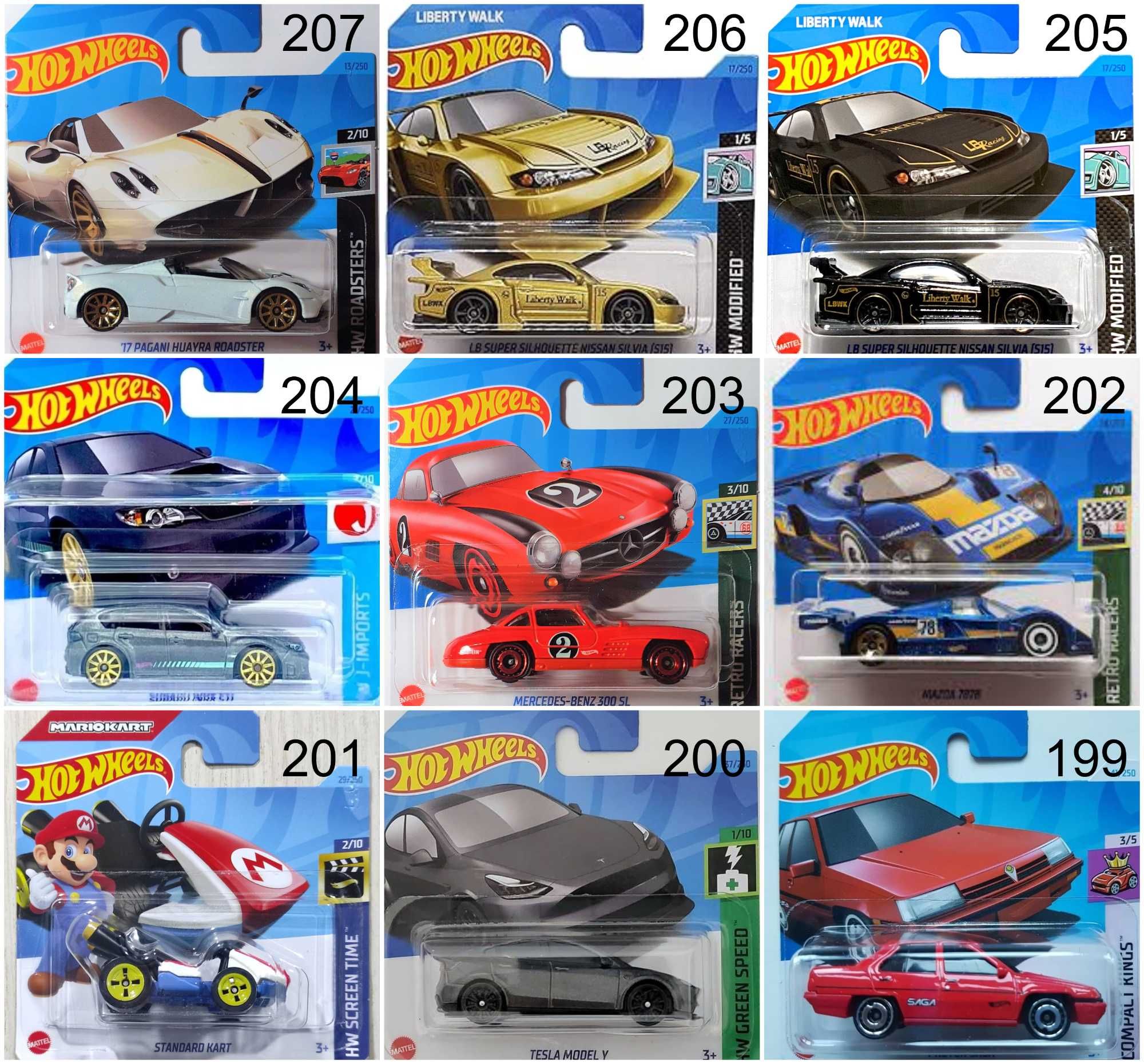 Метални колички Hot Wheels Хот Уиилс в мащаб 1:64 От различни години 1