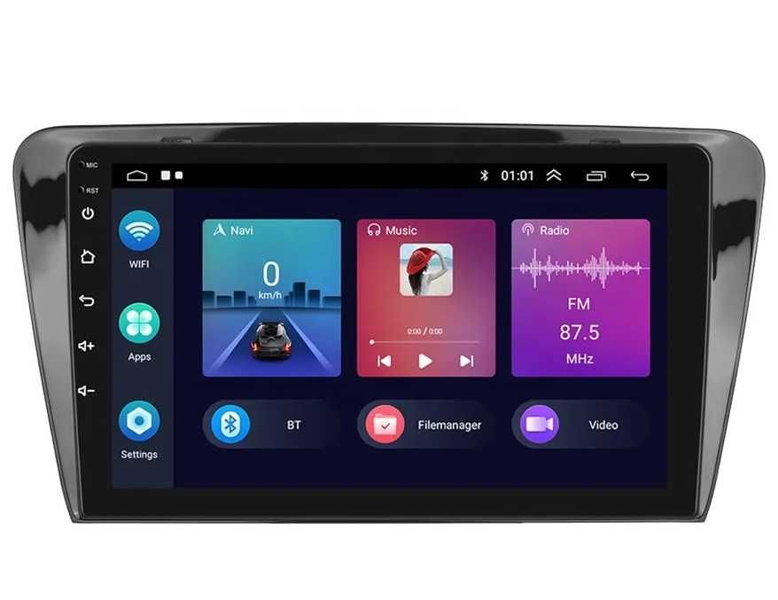 Мултимедия Двоен дин за Skoda Octavia навигация плеър Android