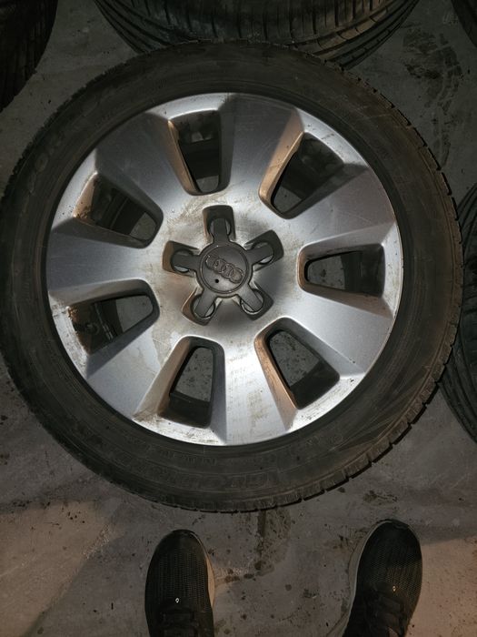 Джанти 5x112 с гуми Audi Volkswagen seat ауди 16 цола