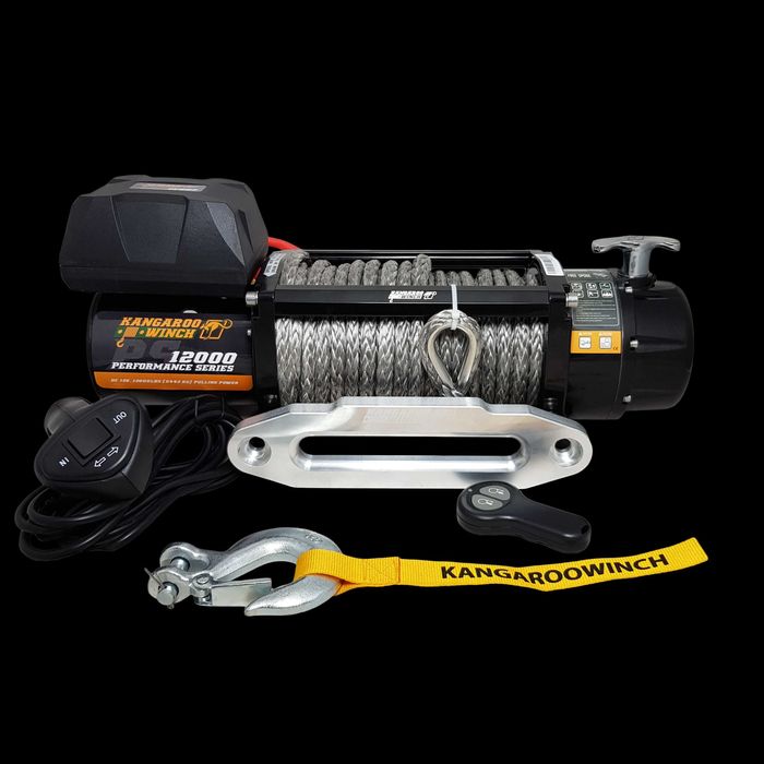 Лебедка KangarooWinch (PowerWinch) - K12000PS синтетично въже