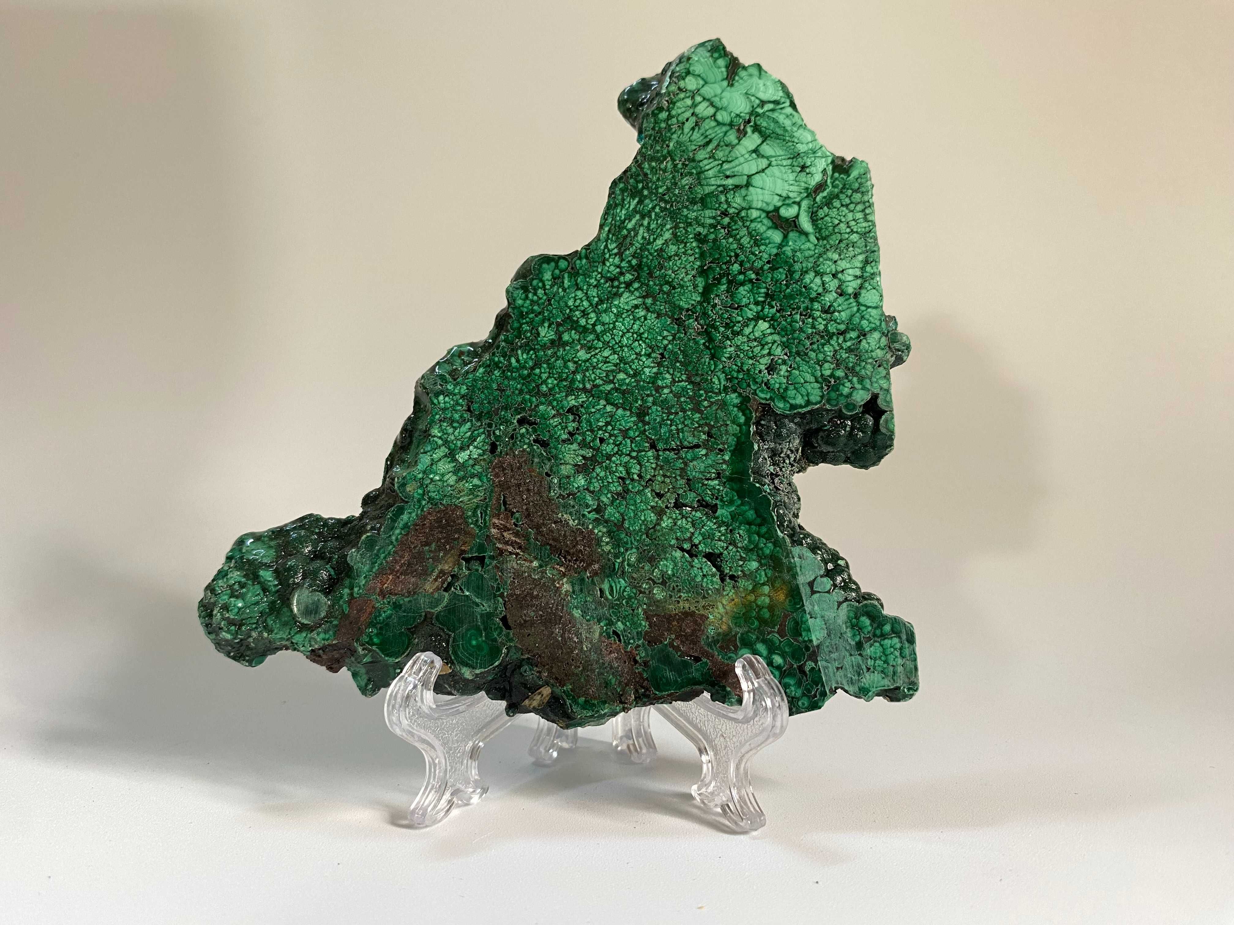 Cristale/Minerale - Malachit - felie piatra semipretioasa