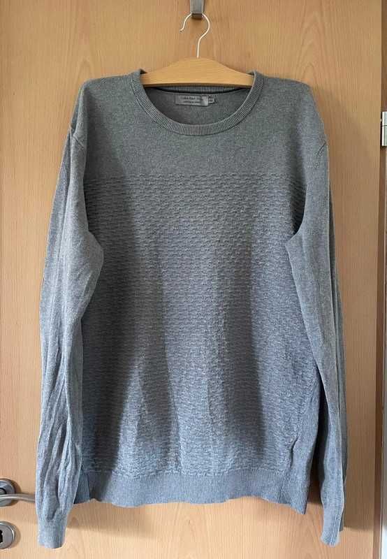 Pulover gri Calvin Klein Jeans