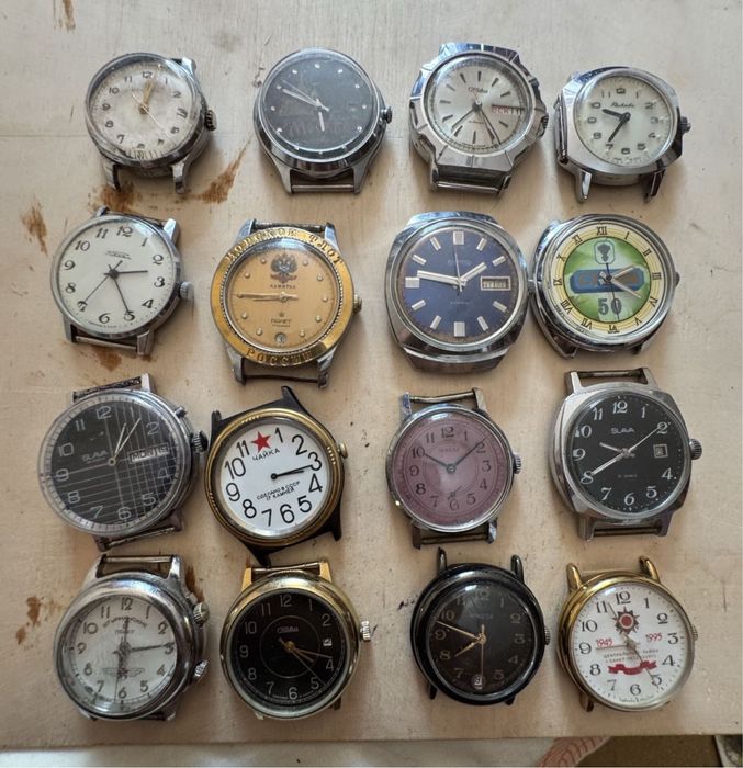 Ceas rusesc vechi poljot pobeda raketa