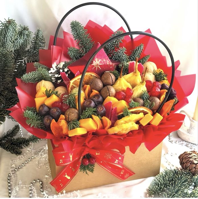 Новогодние подарки из сухофруктов