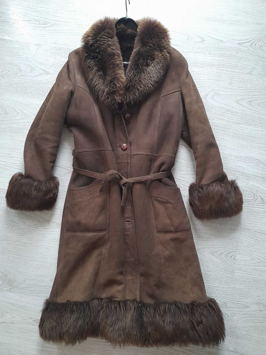 Дамски кожух естествен косъм