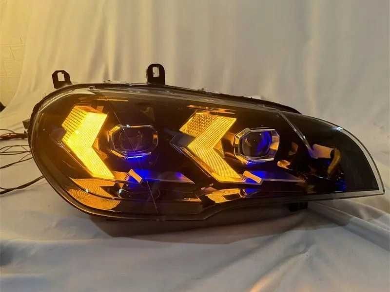 Комплект фарове BMW X5 E70 FULL LED DRL 2007 - 2013 година