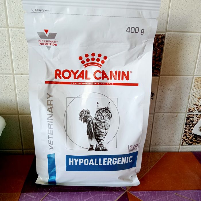 Продам сухой корм для кошек ROYAL CANIN гипоаллергенный 400 гр.NINN