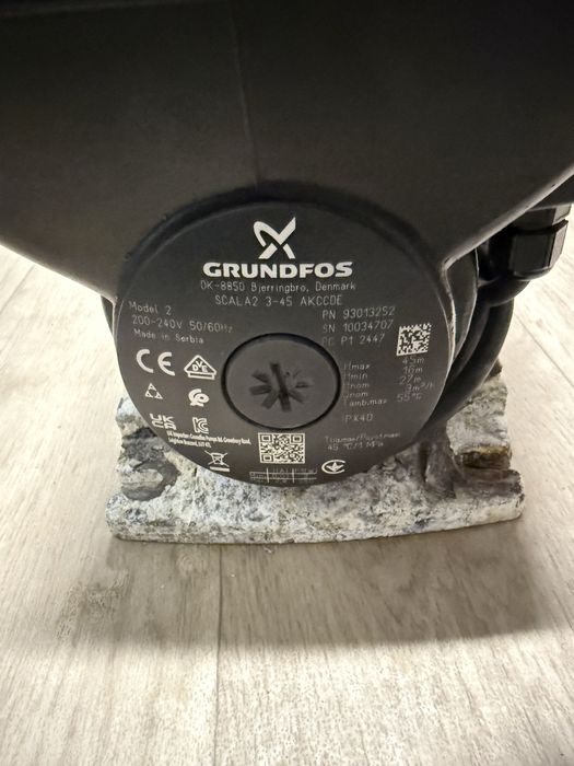 Хидрофор Grundfos SCALA2 3-45 ПРОБЛЕМ ТЕЧ