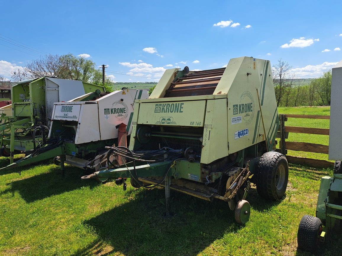 Presa de balotat rotunda Krone , Claas rollant , Welger