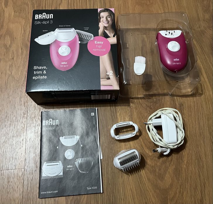 Продавам епилатор Braun Silk-epil 3