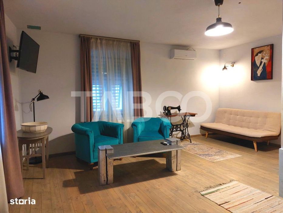 Studio de inchiriat la casa camera bucatarie baie langa Lidl Cisnadie