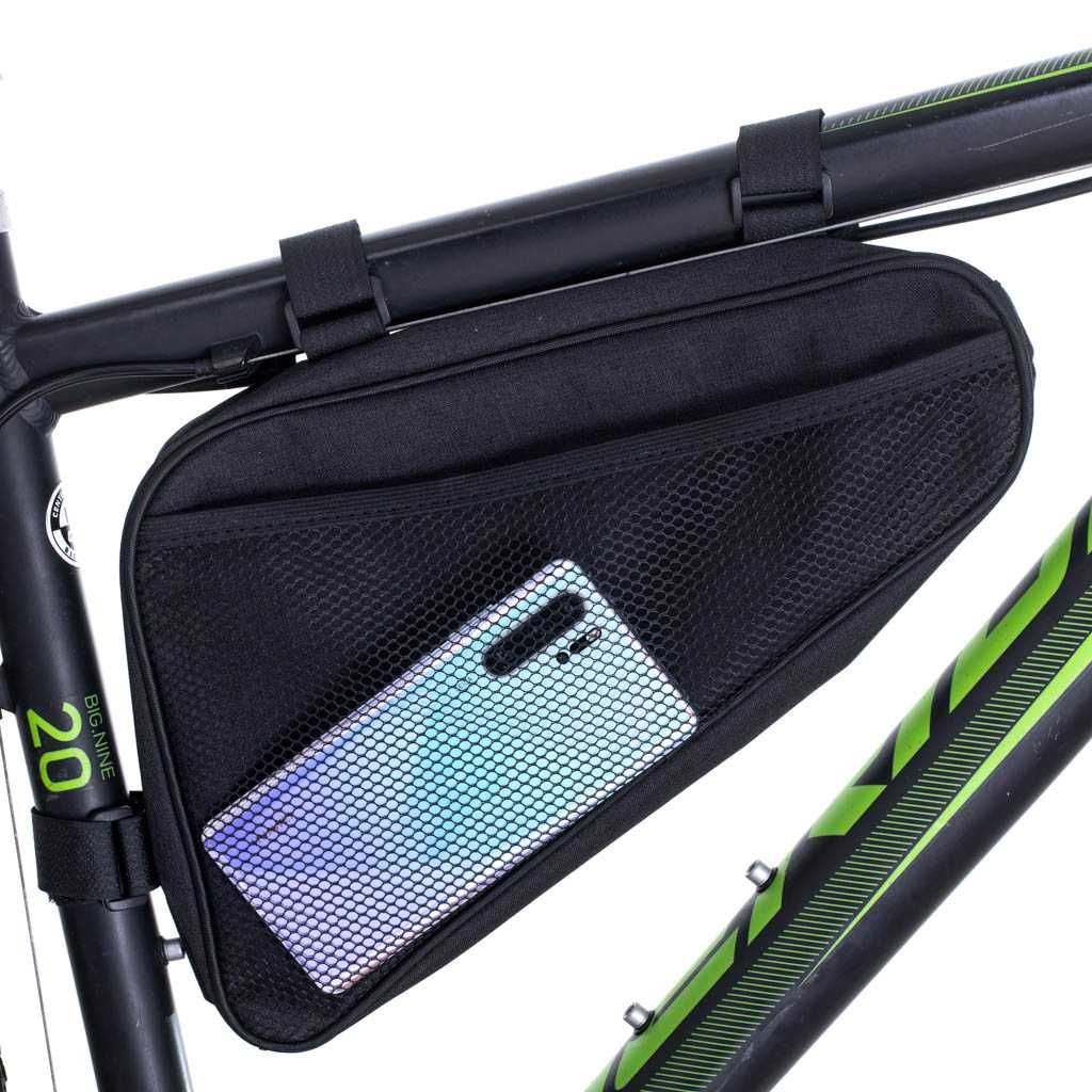 Чанта за колело Триъгълна чантичка за рамка на велосипед