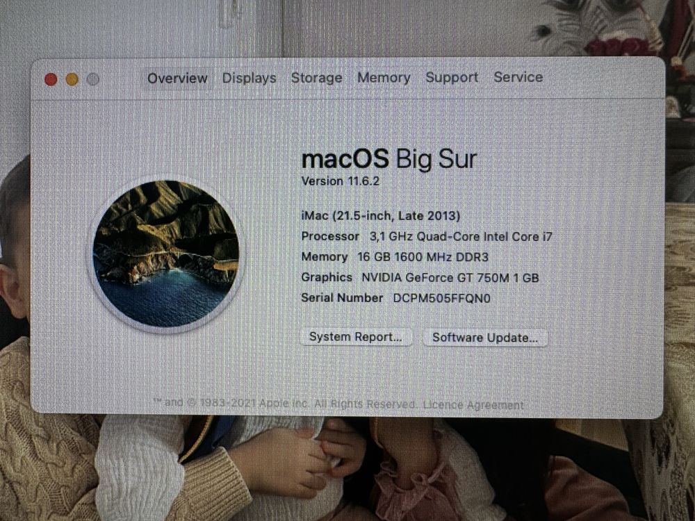 iMac 21,5 inch, Late 2013