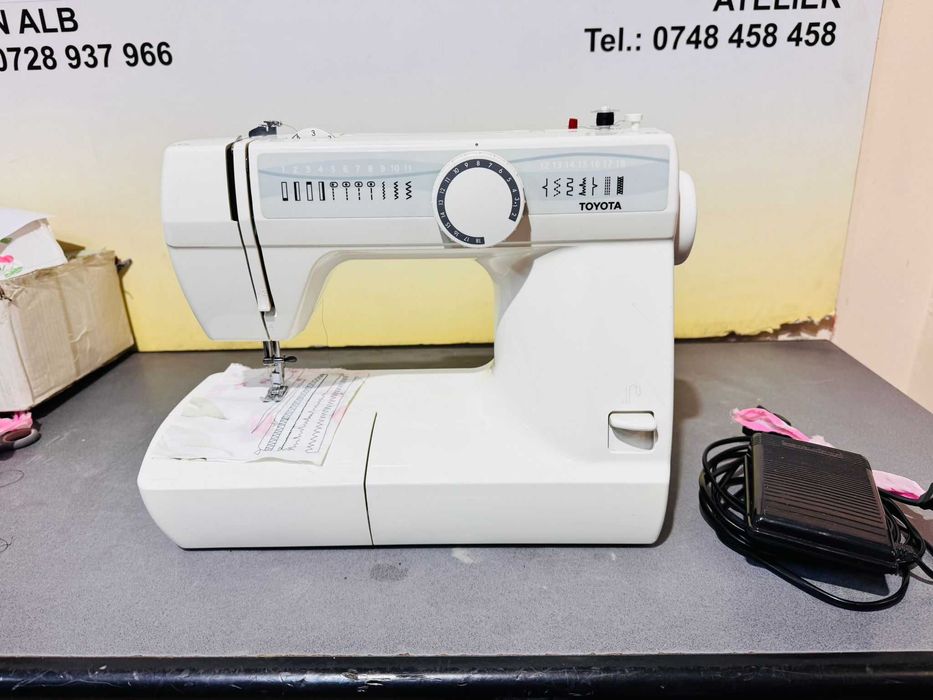 Masina de cusut Toyota Ideala pentru incepatori