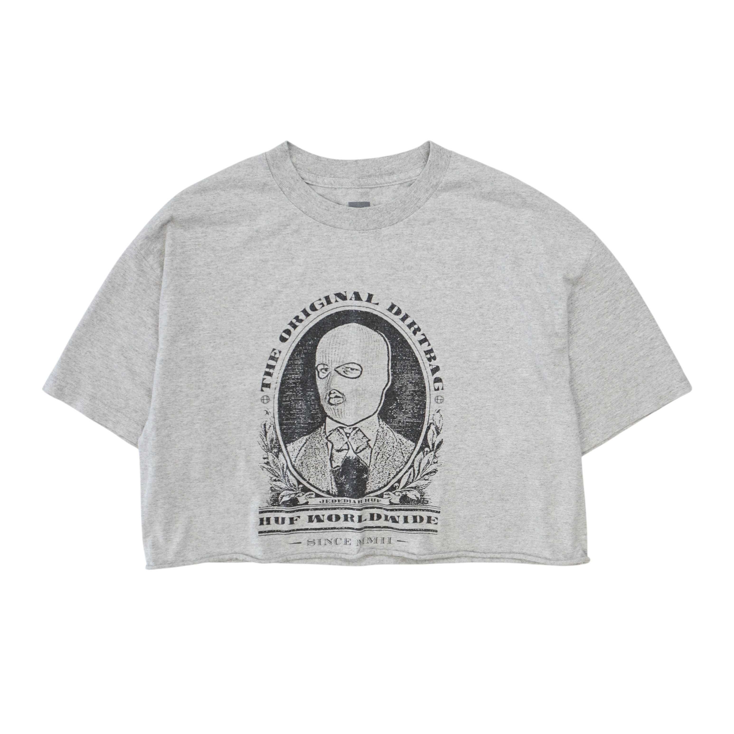 HUF оригинална дамска кроп-топ тениска - XL
