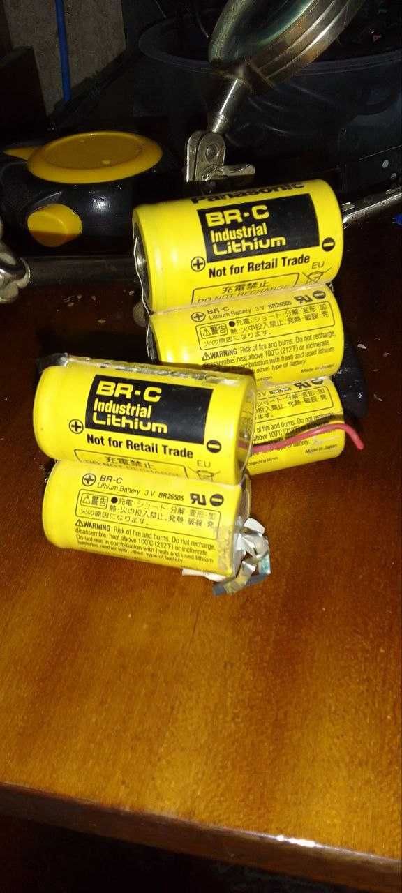 Батарейка Panasonic br-c Industrial Lithium литиевая 3V