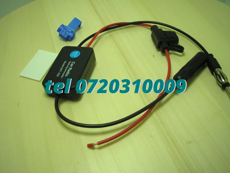 Amplificator Semnal Antena Radio Auto Camioane Etc Fm 12v