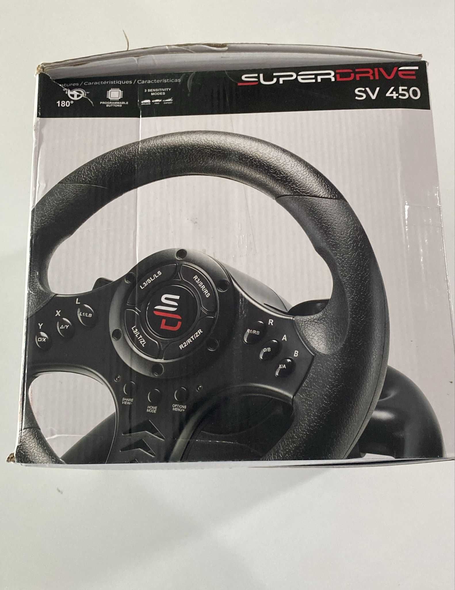 Volan de curse cu pedale pentru jocuri PC, Xbox si Play Station