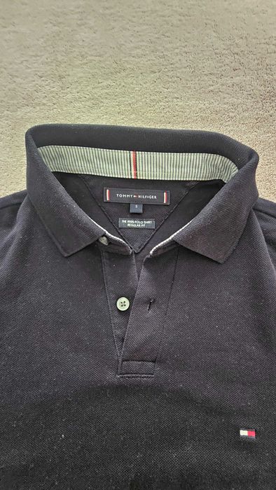 Tricou polo bleumarin Tommy Hilfiger