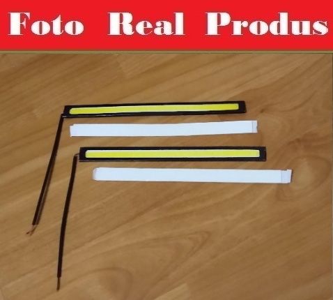Set 2 x Proiectoare DRL/COB/Fog Bar Lamp/Strip Lights White 12V - UK