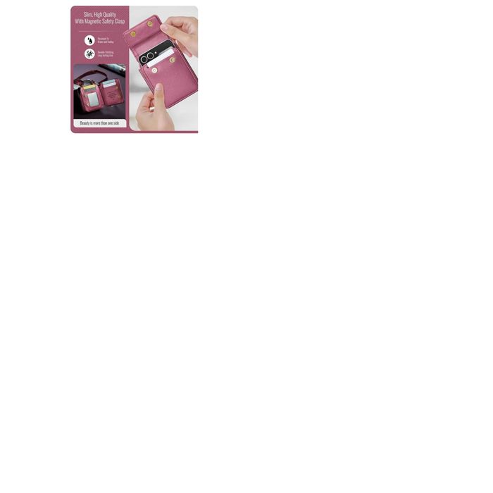 Husa premium lux gentuta portofel SAMSUNG Galaxy Z Flip7 Flip6 Flip 5