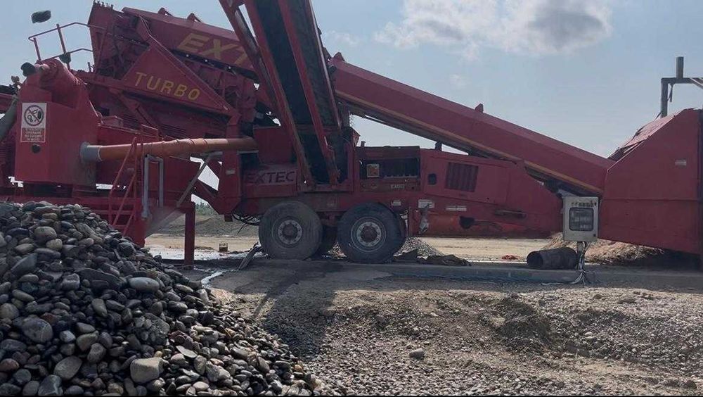 Stație mobilă de sortare cu spălare – Extec S 500