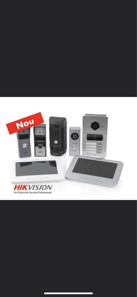 Video interfon Smart Hikvision cu apelare pe mobil