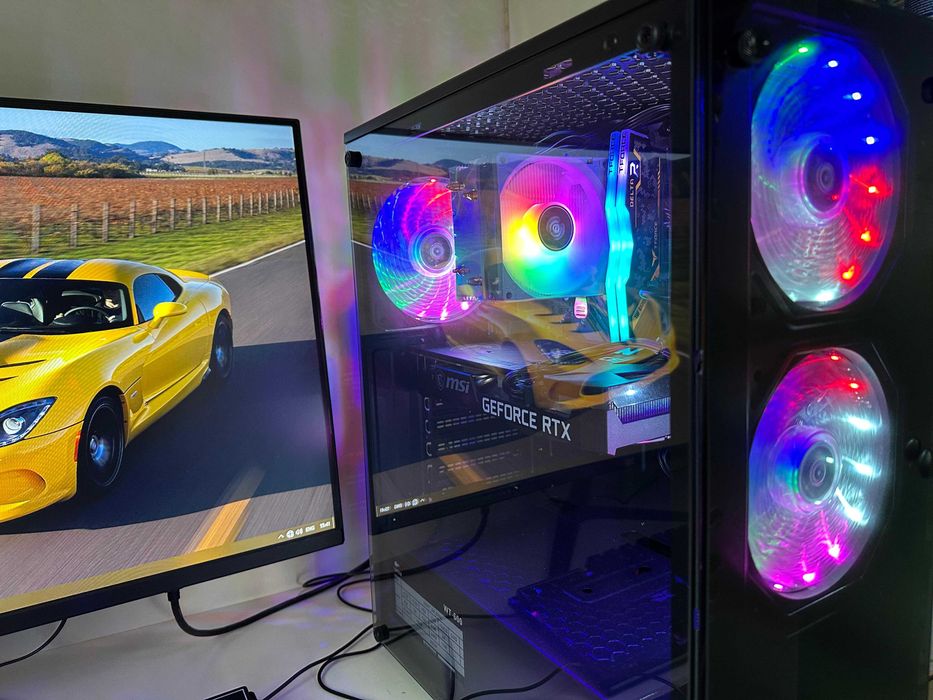 Мощный игровой компьютер i5-11400, ядер 12 4,4 GHz + RTX 3060Ti 8Gb